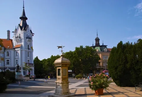 Kaposvár, centrum mesta
