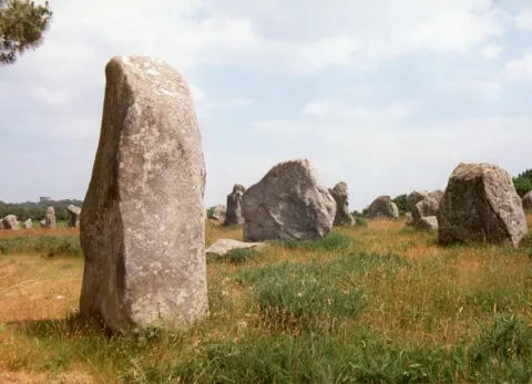 Alignementy, Bretónsky poloostrov, Francúzsko.
