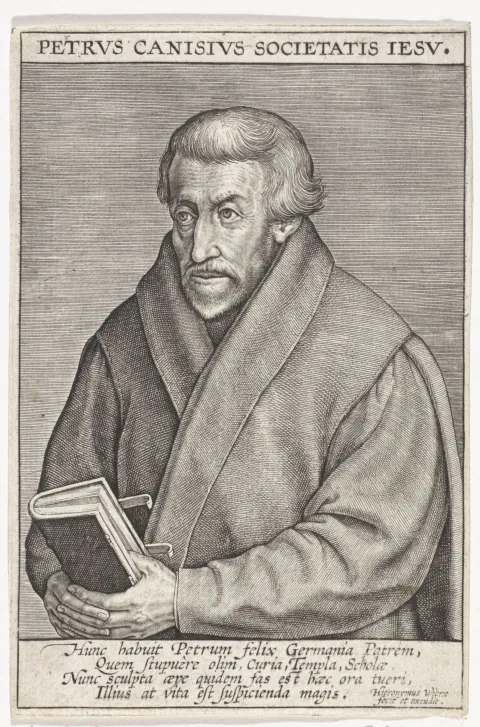 Hieronymus Wierix: Peter Kanizius, rytina, Rijksmuseum, Amsterdam
