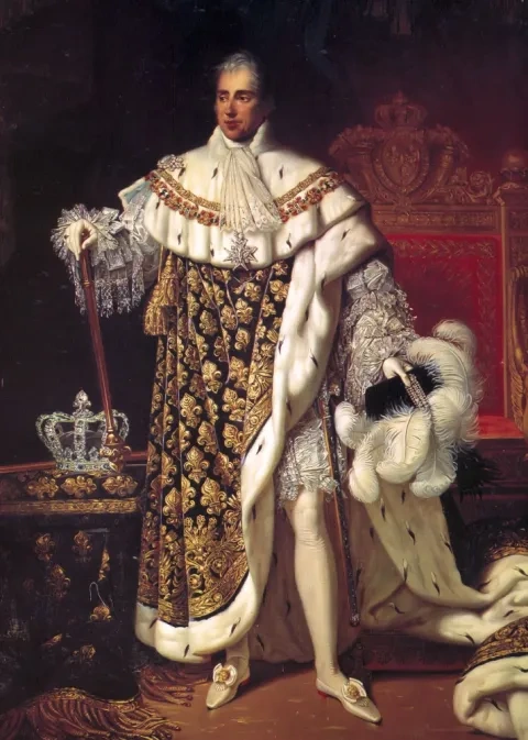 Robert Lefèvre: Portrét Karola X.,1825
