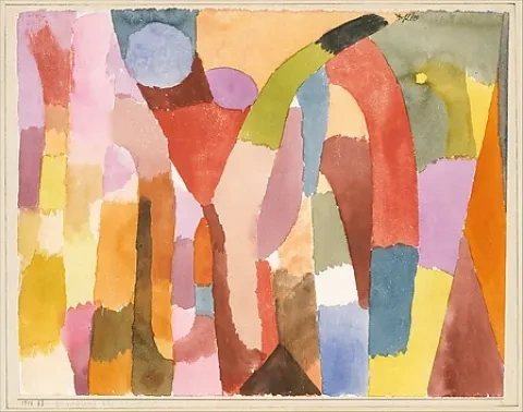 Paul Klee: Pohyb zaklenutých komnát, 1915, Metropolitné múzeum umenia, New York
