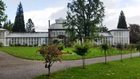 Skleník v komplexe Bergpark Wilhelmshöhe
