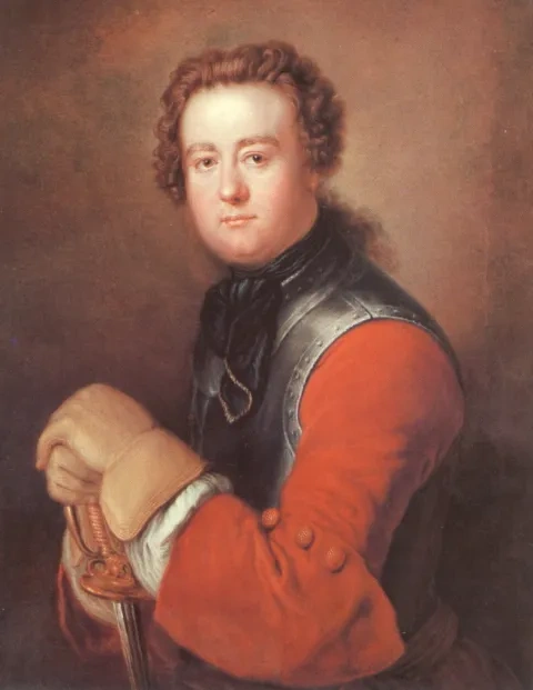 Antoine Pesne: Georg Wenzeslaus von Knobelsdorff, 1738, Múzeum Huis Doorn