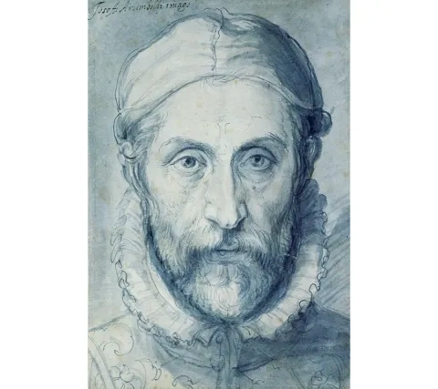 Giuseppe Arcimboldo: Autoportrét, 70. roky 16. storočia, Národná galéria, Praha