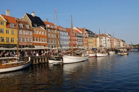 Vodný kanál Nyhavn vybudovaný 1671 – 73