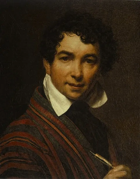 Orest Adamovič Kiprenskij: autoportrét, 1828, Tretiakovská štátna galéria, Moskva

