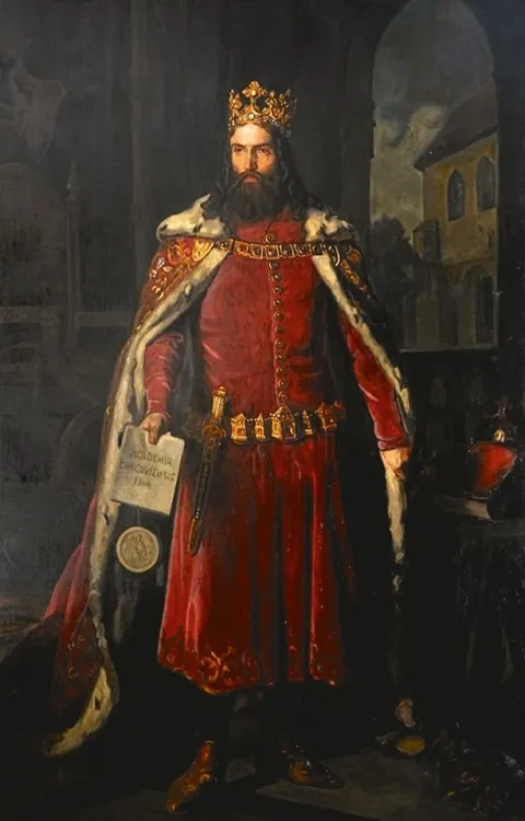 Leopold Löffler: Portrét Kazimíra III. Veľkého, 1864, Národné múzeum, Varšava
