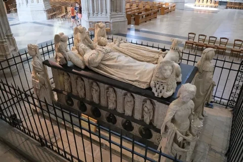 Náhrobok bretónskeho vojvodu Františka II. a jeho manželky v katedrále v Nantes, 1499 – 1507