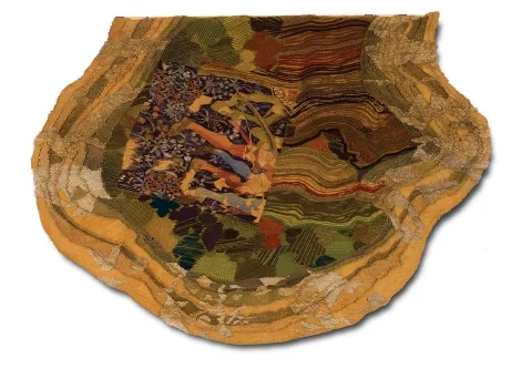 Eva Cisárová-Mináriková: XV. a XX. storočie, tapiséria, 1973 – 74, Slovenská národná galéria