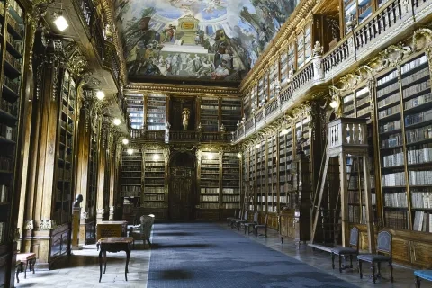 Filozofická sála knižnice Strahovského kláštora v Prahe, 1783 – 94