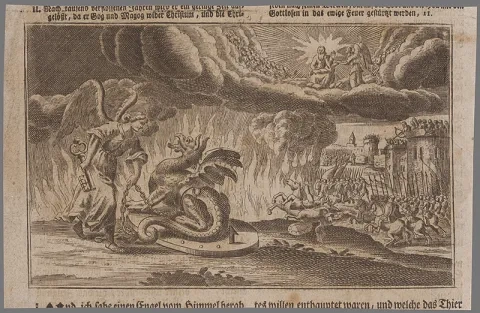 I. A. Joninger: Apokalypsa, rytina, 18. stor., Slovenská národná galéria