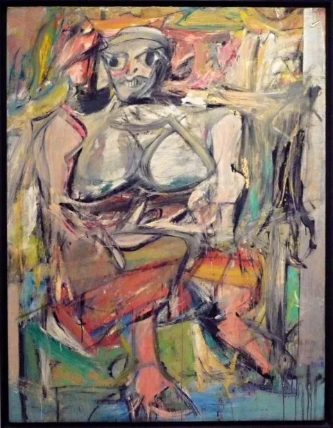 Willem de Kooning: Žena I., 1950 – 52, Múzeum moderného umenia, New York
