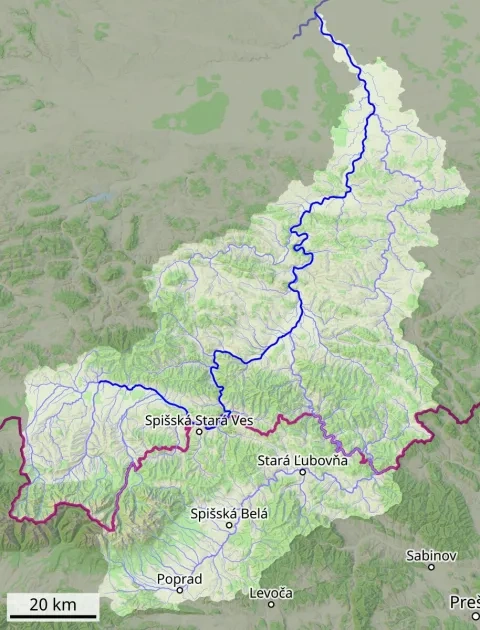 Povodie rieky Dunajec