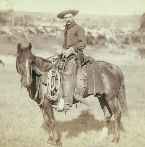 Kovboj, Južná Dakota, 1887