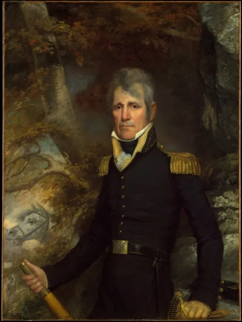 John Wesley Jarvis: Andrew Jackson, okolo 1819, Metropolitné múzeum umenia, New York