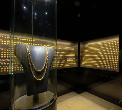  Košický zlatý poklad v expozícii Východoslovenského múzea v Košiciach