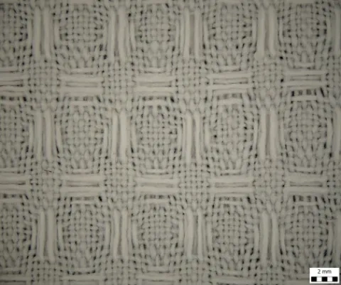 Vaflová väzba tkaniny