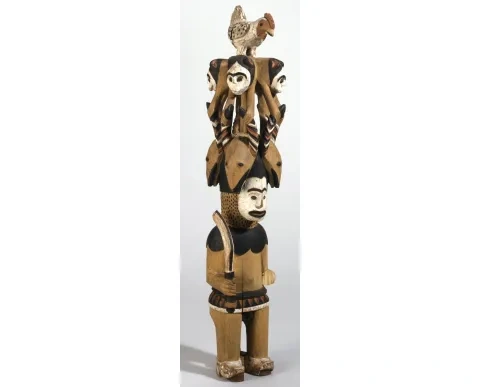 Drevená soška Ikenga, 20. storočie, Britské múzeum, Londýn