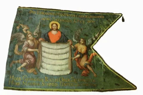 C﻿echová zástava bratislavských kožušníkov, 1751, Múzeum mesta Bratislavy