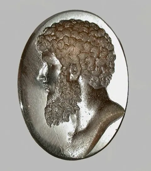 Kamea s portrétom muža, antická práca alebo novoveká kópia, Archeologické múzeum SNM, Bratislava
