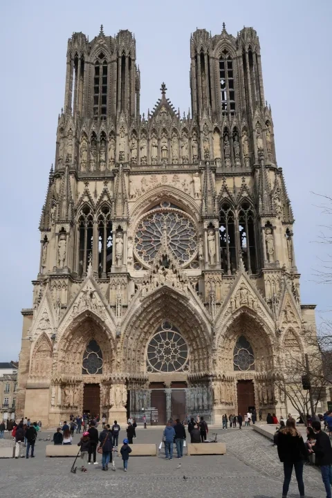 Západné priečelie katedrály Notre-Dame v Reimse, 1211 – okolo 1300