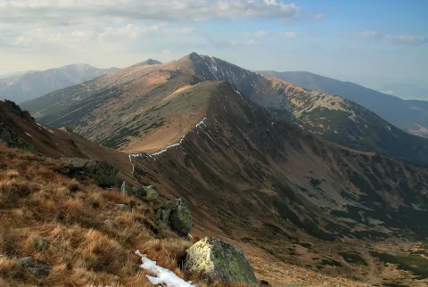 Chopok (2 024 m n. m.), pohľad z Krúpovho sedla