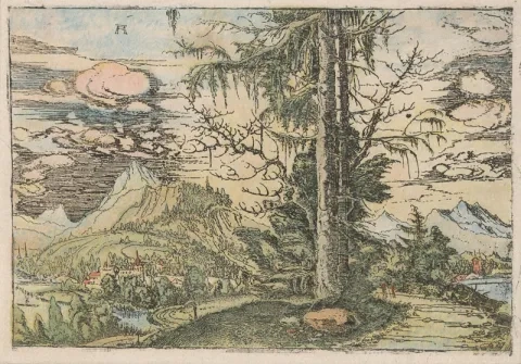 Albrecht Altdorfer: Krajina, 1500 – 38, Galéria umenia Ernesta Zmetáka, Nové Zámky