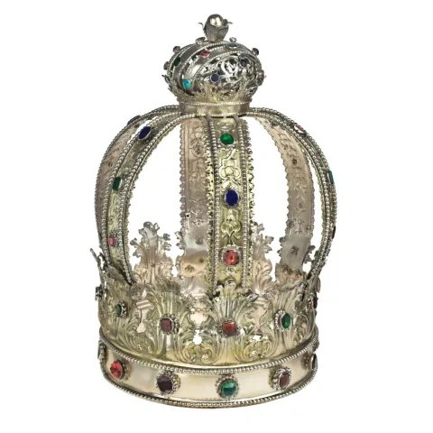 Filip Oberholzer: koruna na Tóru, 1723, Židovské múzeum vPrahe