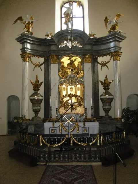 Jozef Gode, František Gode: Oltár v evanjelickom kostole v Rožňave, 1788
