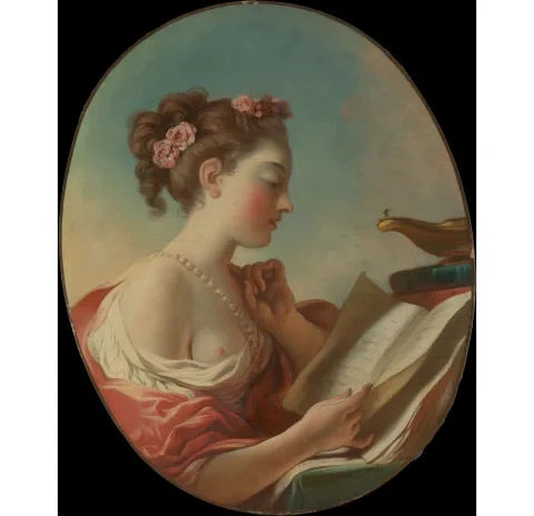 Jean Honoré Fragonard: Alegória ostražitosti, olej na plátne, okolo 1772, Metropolitné múzeum umenia, New York