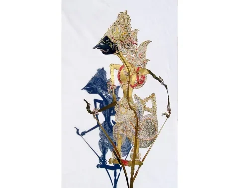 Wayang purwa, plošná bábka staroindického boha Krišnu