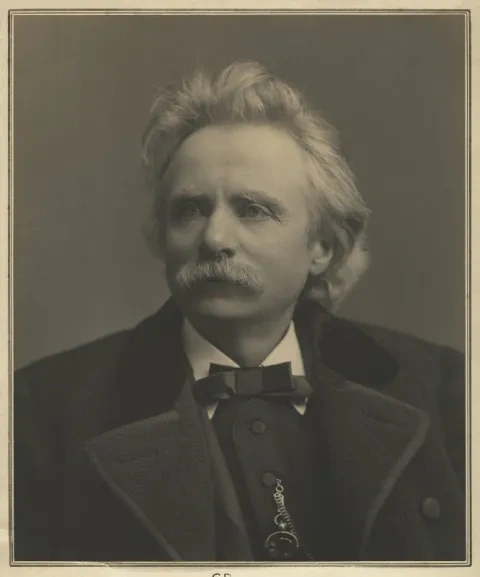 Francis Henry Hart: Edvard Hagerup Grieg, 1896, National Portrait Gallery, Londýn