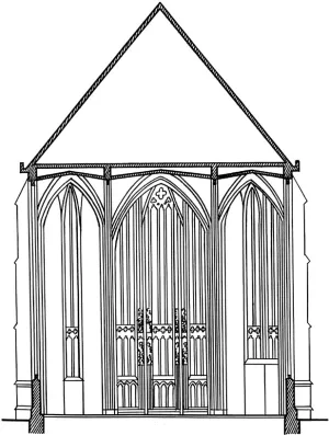 Rez halovým kostolom 