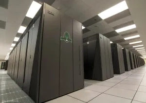 Superpočítač IBM Blue Gene/Q Sequoia umiestnený v Lawrence Livermore National Laboratory v Livermore v Kalifornii.