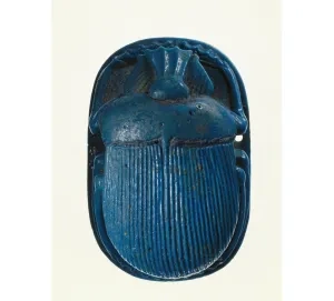 Amulet v tvare skarabea , okolo 712 – 342 pred n. l., Brooklyn Museum, New York