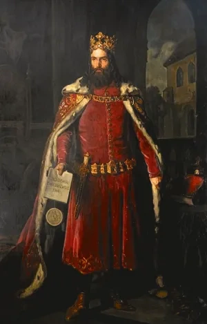Leopold Löffler: Portrét Kazimíra III. Veľkého, 1864, Národné múzeum, Varšava
