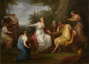 Angelica Kauffmanová: Telemachov žiaľ, 1783, Metropolitné múzeum umenia, New York
