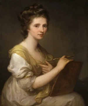 Angelica Kauffmanová: Autoportrét, 1770 – 75, National Portrait Gallery, Londýn