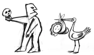 František (Fero) Jablonovský: karikatúra, 2008