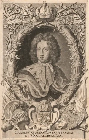 Samuel Blesendorf: Podobizeň kráľa Karola XI., 1680 – 1700, Slovenská národná galéria