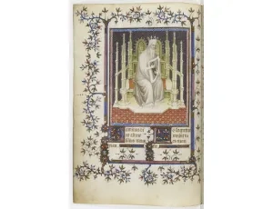 Žaltár Jeanna z Berry: Kráľ Dávid, okolo 1386, Bibliothèque national de France, Paríž