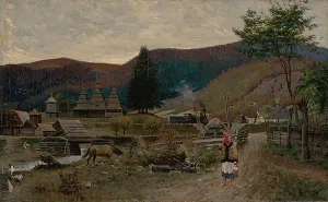 Eduard Hriňák: Krajina od Volovca, 1890, Slovenská národná galéria