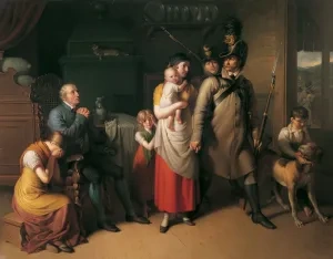 Rozlúčka s vojakom, 1813, Österreichische Galerie Belvedere, Viedeň