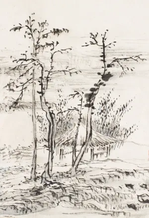 Kim Hong-do: Krajina, koniec 18. stor., Los Angeles Country Museum of Art