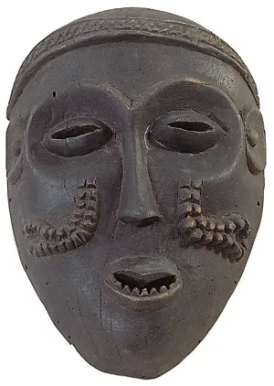 Drevená maska, Zair, Lubovia
