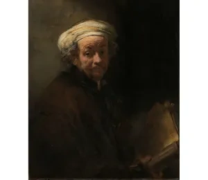 Rembrandt: Autoportrét ako apoštol svätý Pavol, 1661﻿, Rijksmuseum, Amsterdam