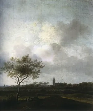 Anthonie Janszoon van der Croos: Krajina s kostolíkom v Rijswicku