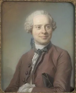 Maurice-Quentin de La Tour: Jean Baptiste Le Rond d’Alembert, 1753, Louvre, Paríž