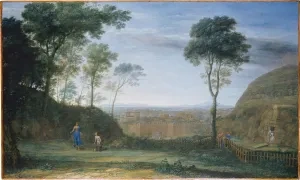 Claude Lorrain: Noli me tangere, olej, 1681, Städel Museum, Frankfurt nad Mohanom