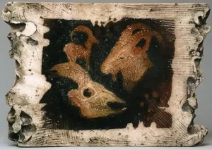 Ilja Holešovský: Znamenie kozorožca, keramika, 2000